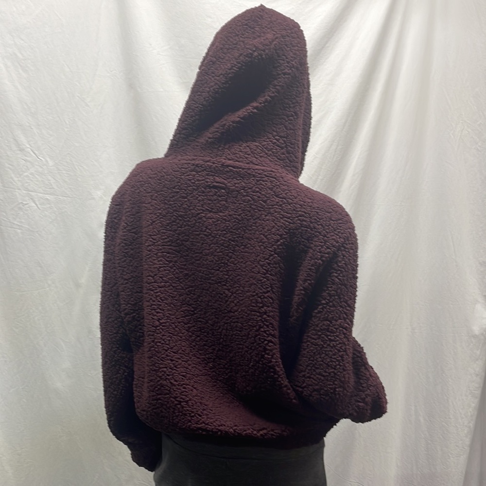 Reflex Women's Plum Sherpa Full Front Zipper Jacket NEW - Picture 3 of 9